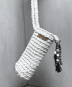 Béžový ručně háčkovaný obal na lahev Hecatoo™ HUGG