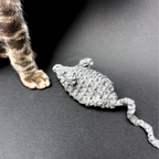 Bavlněná myš pro kočky s mixem bylin