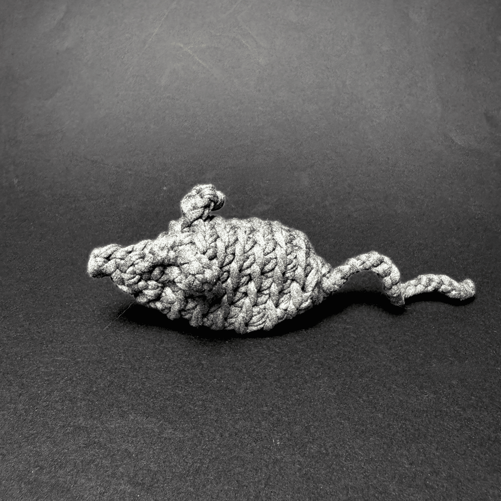 Bavlněná myš pro kočky s mixem bylin