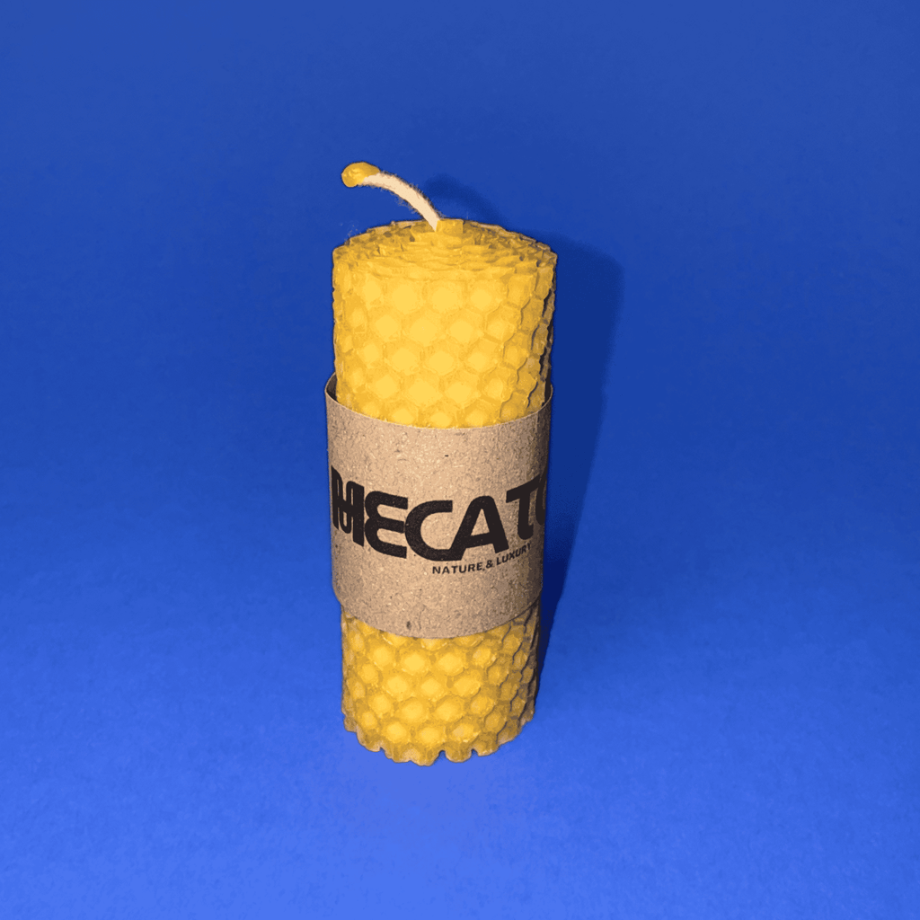 Set středně velkých přírodních svíček