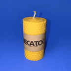 Set velkých přírodních svíček