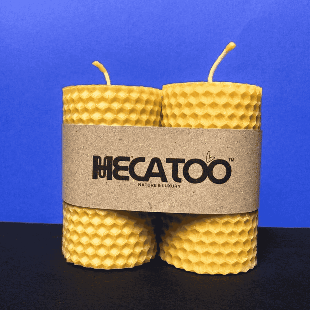 Velká přírodní svíčka (2 ks)