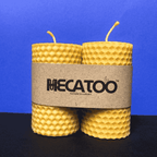 Velká přírodní svíčka (2 ks)